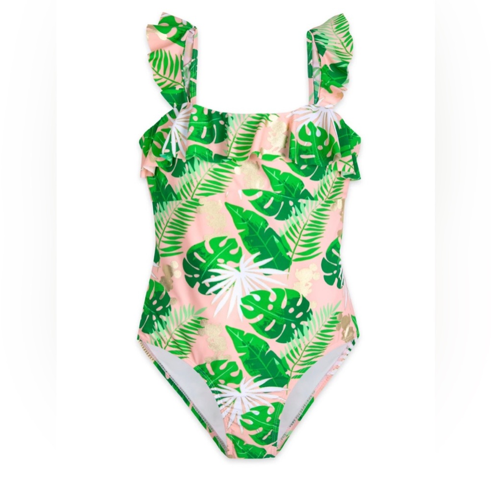 Disney Mickey Mouse Tropical Print
One Piece Swimsuit Size: Medium